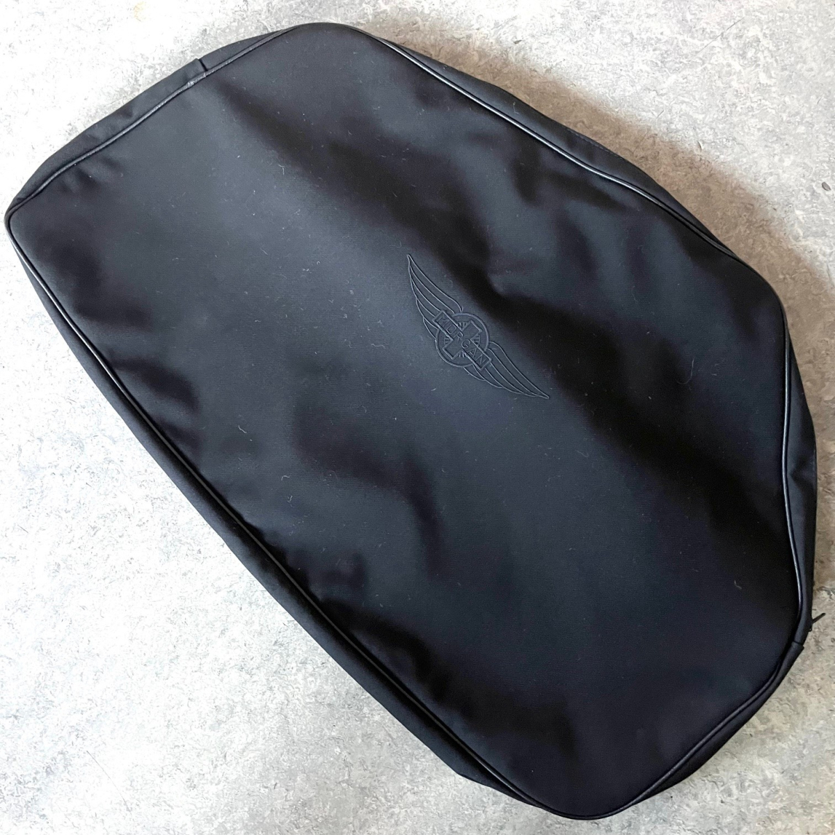 Mohair sidescreen bag with divider for Plus Six & Plus Four state colour