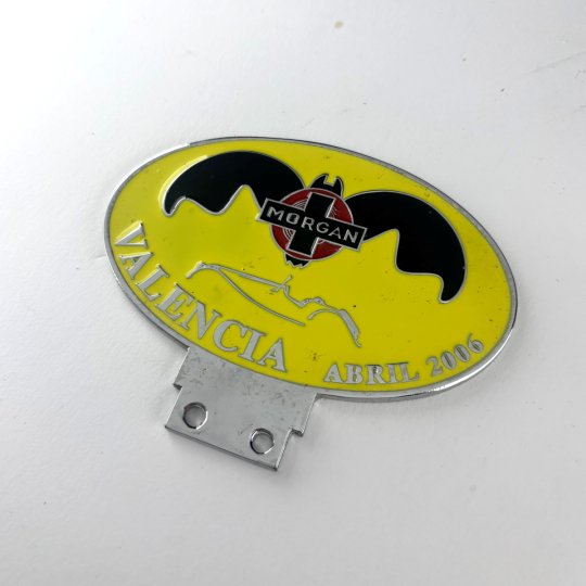 Enamel Morgan Valencia April 2006 badge