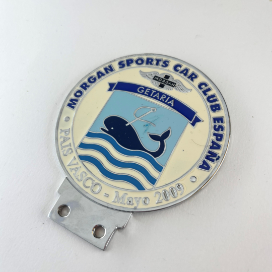 Pais Vasco May 2009 - Morgan Sports Car Club Espana enamel badge