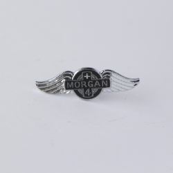 Small enamel Morgan wings pin badge +4