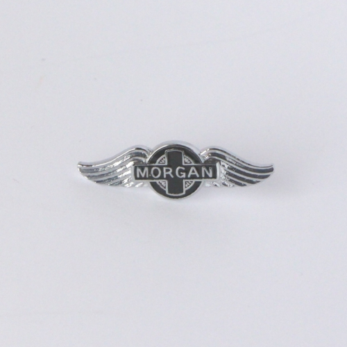 Small enamel Morgan wings pin badge - plain