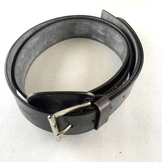 Bonnet strap - black with chrome buckle. (One only available)