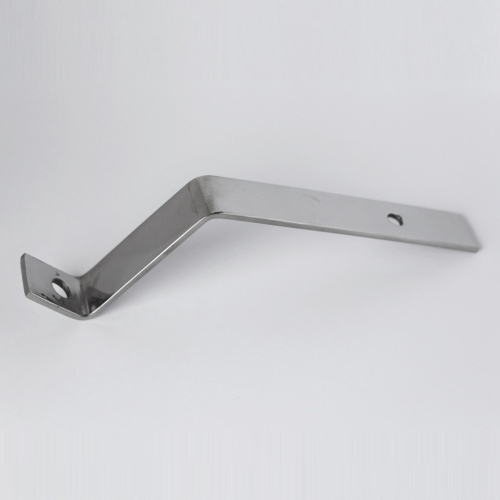Front number plate bracket (polished stainless steel) for alloy and late...