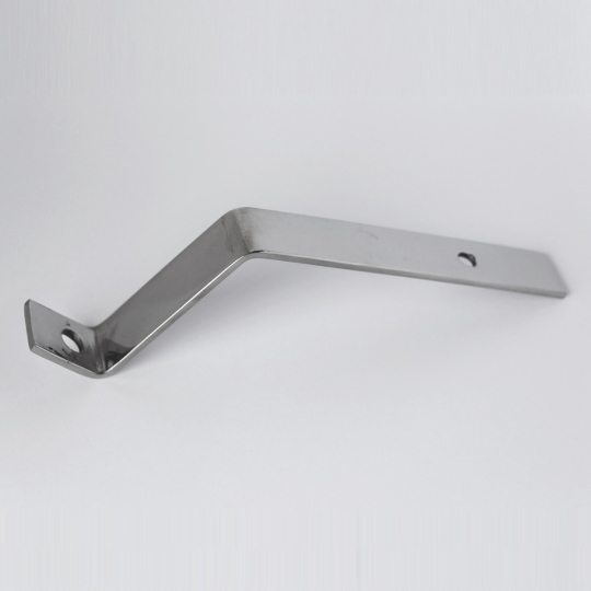 Front number plate bracket (polished stainless steel) for alloy and late...