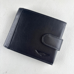 'Morgan' wallet - leather black