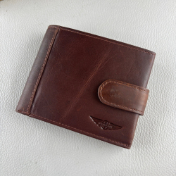'Morgan' wallet - leather tan