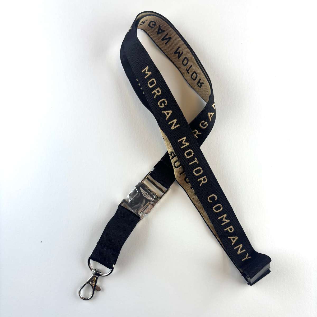 Morgan lanyard - black and gold