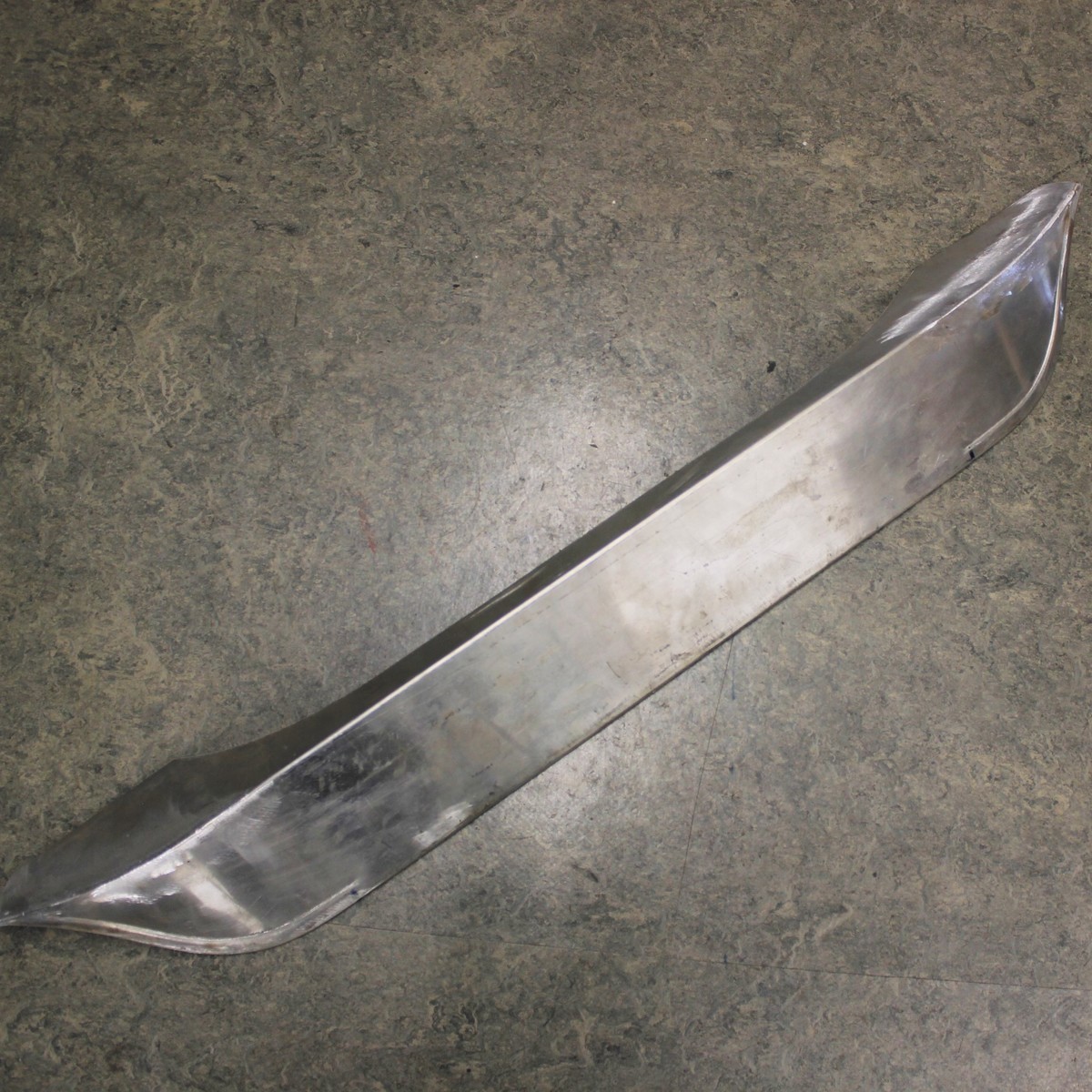 Rear number plate panel - curved 4/4 4 seater 1980 on