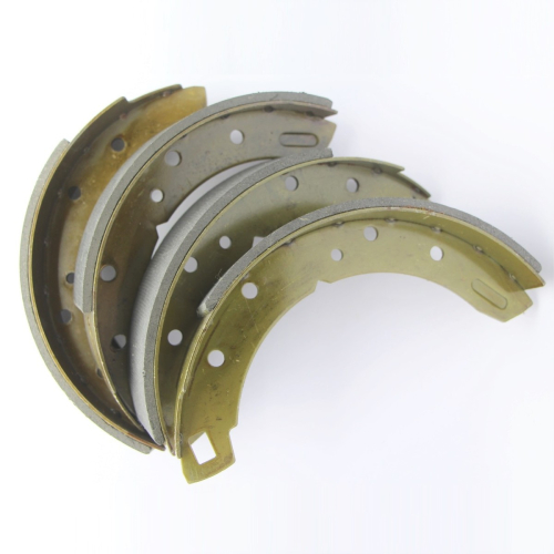 Brake shoes rear axle set 1 3/4" wide (asbestos free), for +4 1958 to 7/1993,...