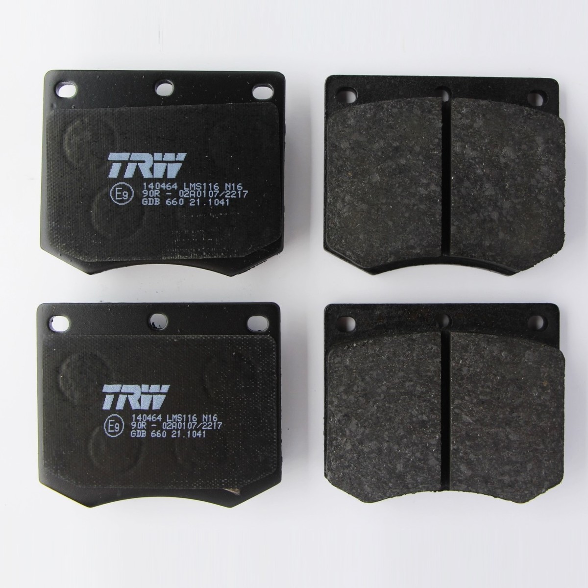 Brake pads axle set +8 1973-78