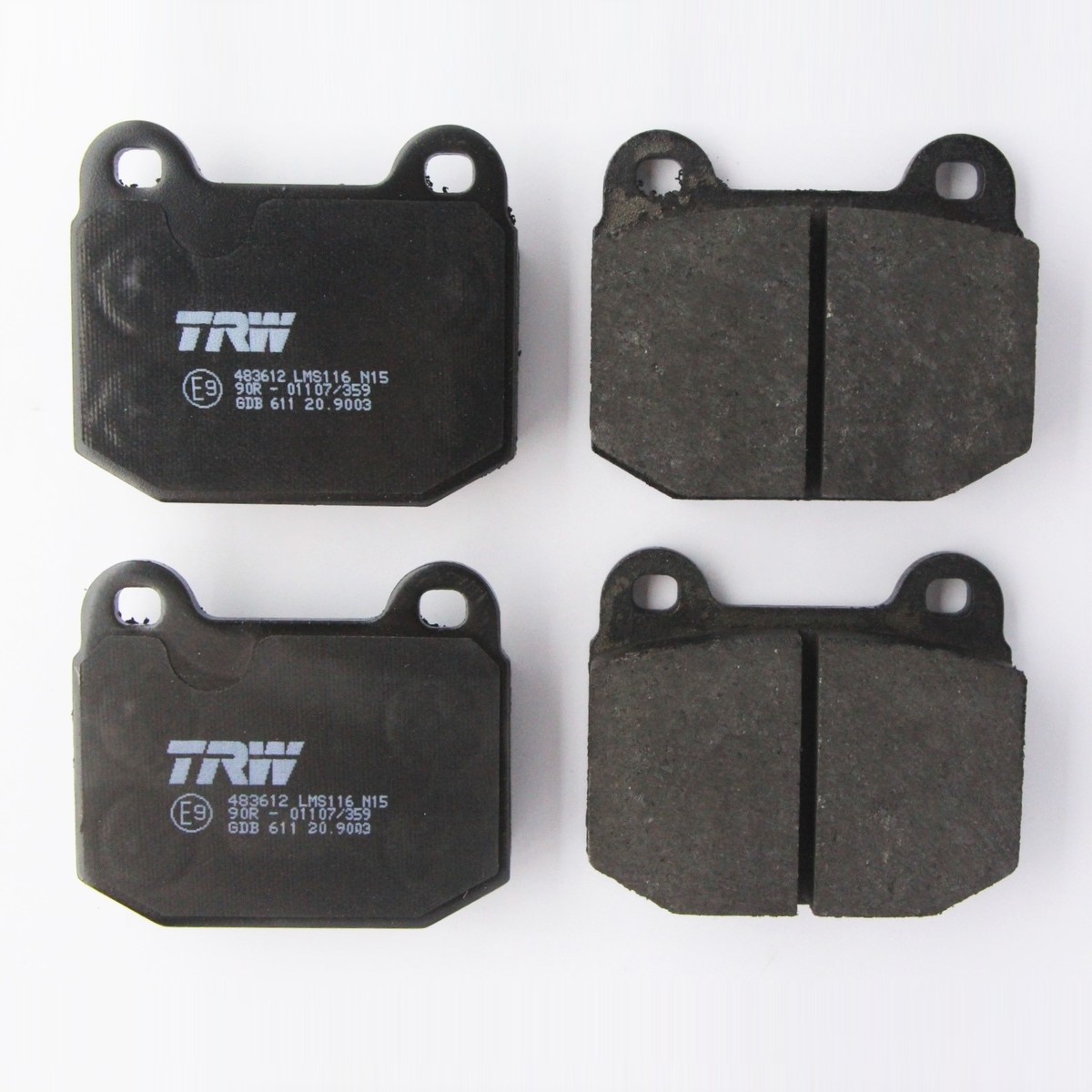 Brake pads axle set +8 1978 to 7/1993