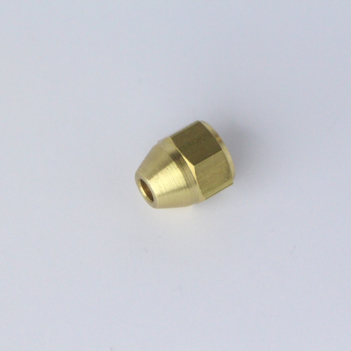 Brass female nut 'unf' - use with 3/16" o/d tube