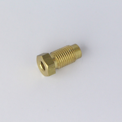 Brass male nut 'unf' - use with 3/16" o/d tube