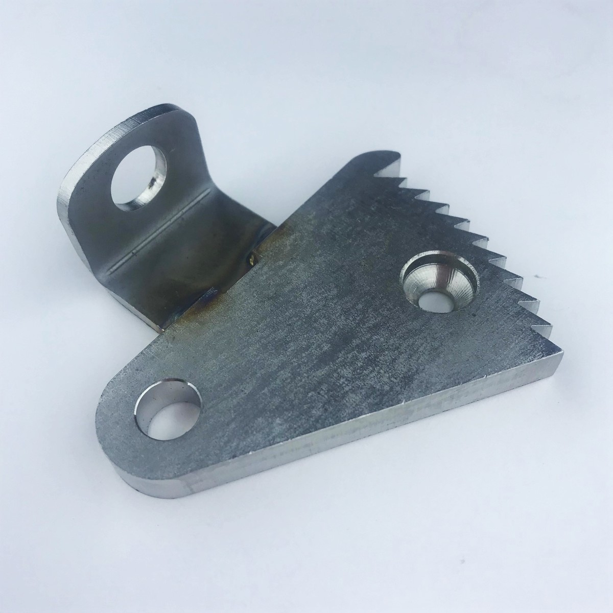 Handbrake quadrant (ratchet) - late cars (with handbrake warning light)