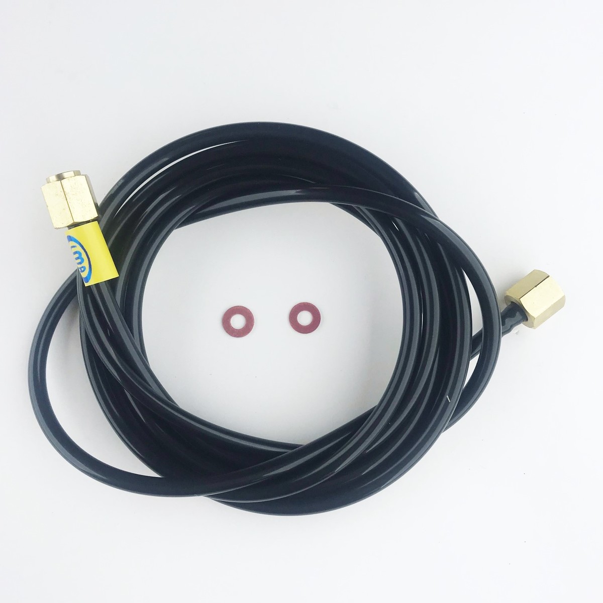 Oil pressure pipe with fittings (flat ends) - 1.5m or 5'-6'