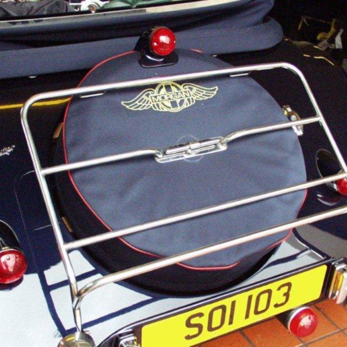 Stainless steel luggage rack 2 str 2/1998 on & mounting kit for 'overrider' cars