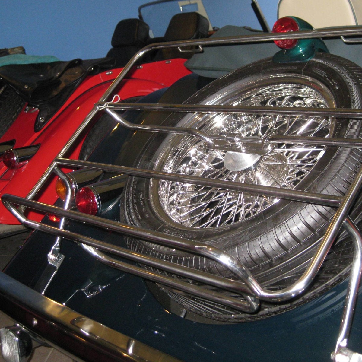 Stainless steel luggage rack 2 str 2/1998 on & mounting kit, with lockable...