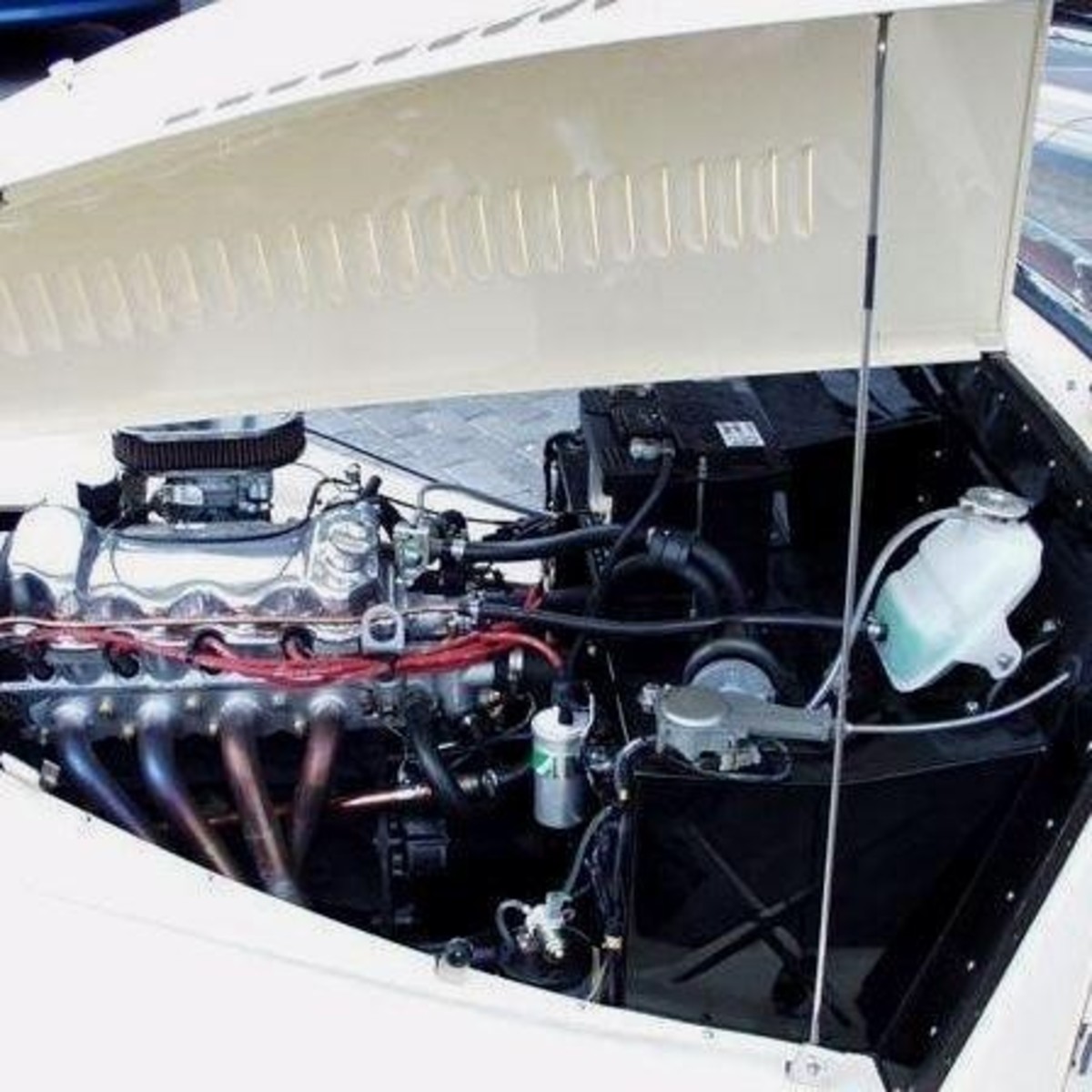 Stainless steel bonnet stay kit