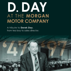 D.Day At The Morgan Motor Company