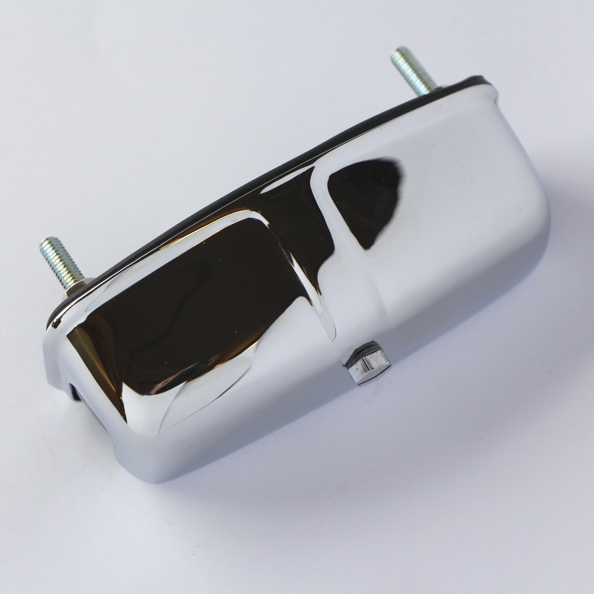 Number plate lamp - with chrome body