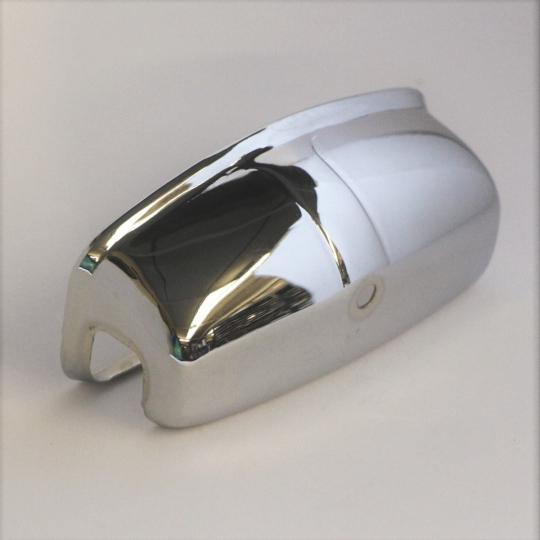 Chrome cover for number plate lamp