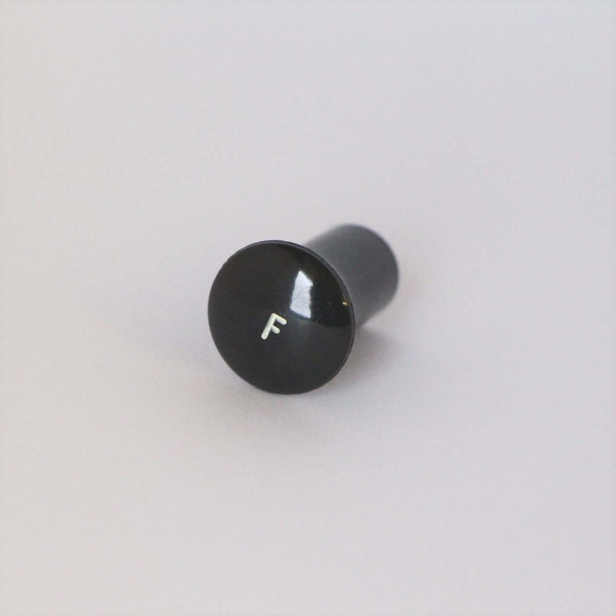 'F' knob - black, 1961-68