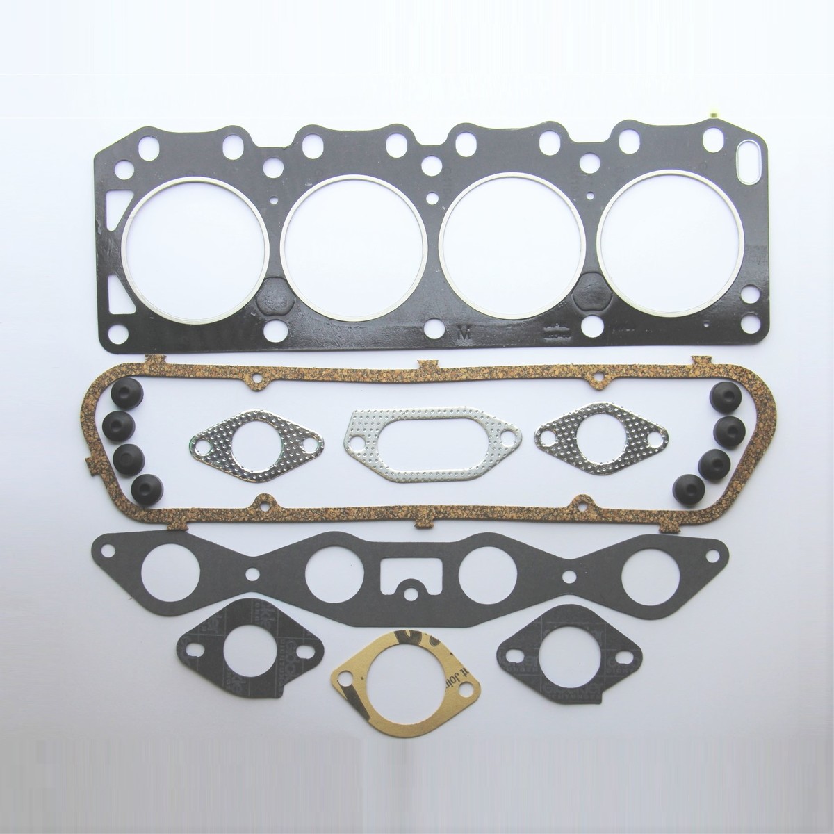 Gasket set; top end overhaul 4/4 crossflow