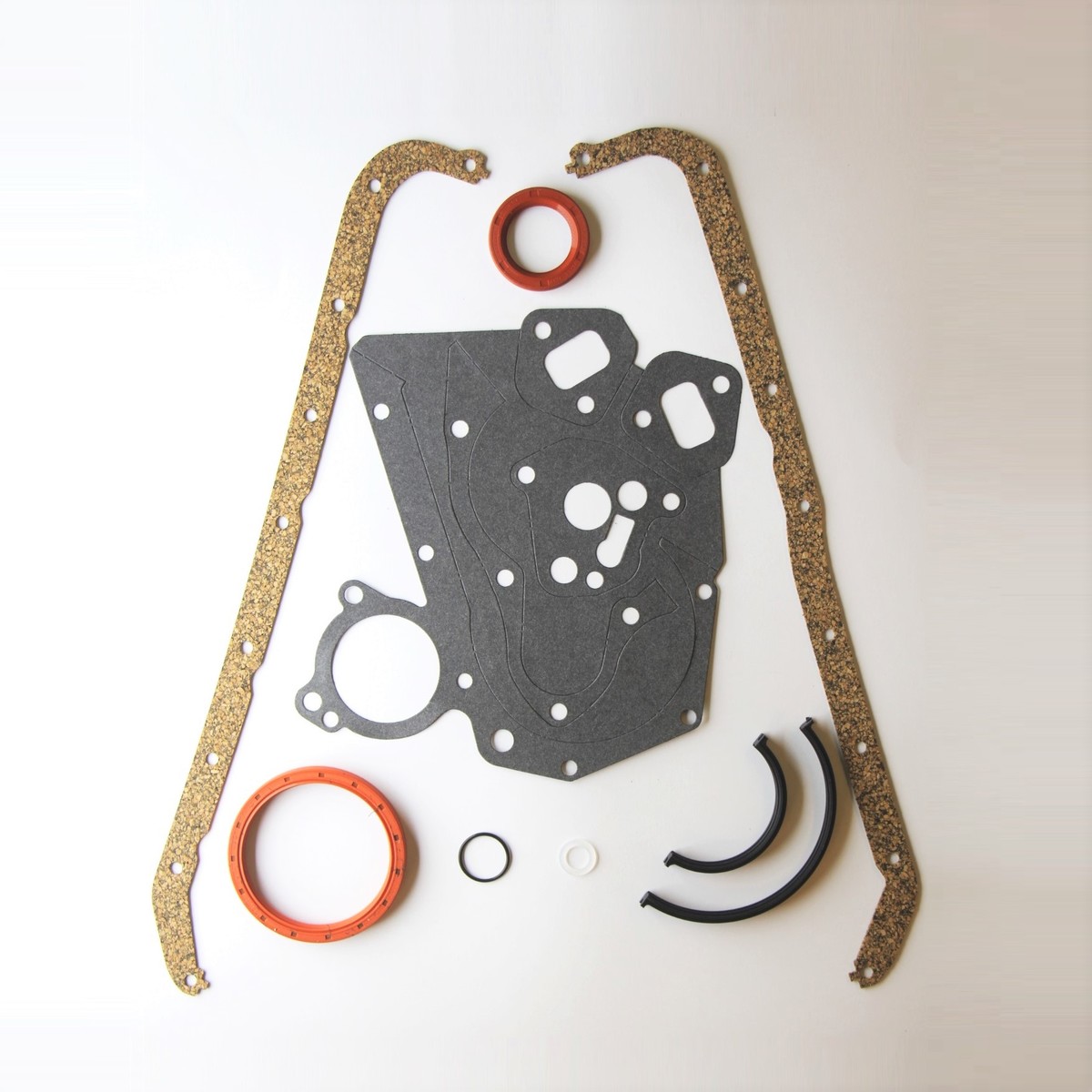 Gasket set; bottom end overhaul 4/4 crossflow