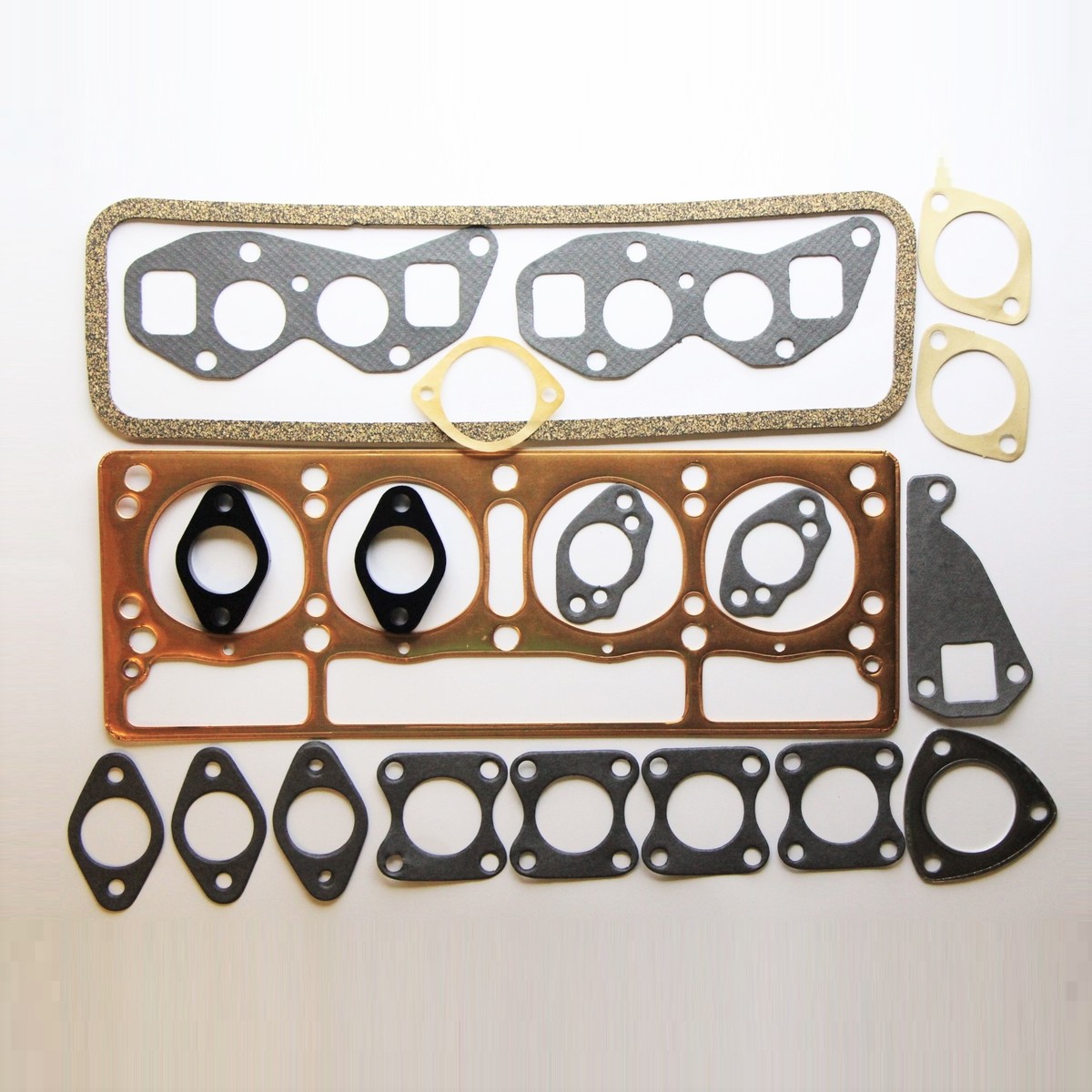 Gasket set, top end overhaul +4 (TR2 & TR3) 1991cc