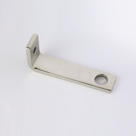 Bracket for rear of silencer +4 pre 1968 - polished stainless steel
