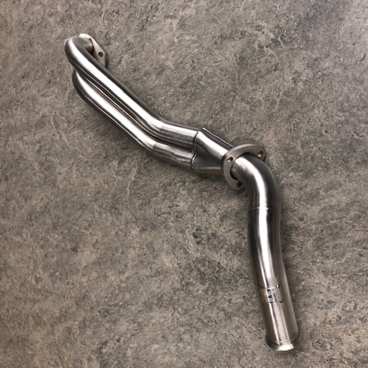 Twin down pipe 4/4 cvh.