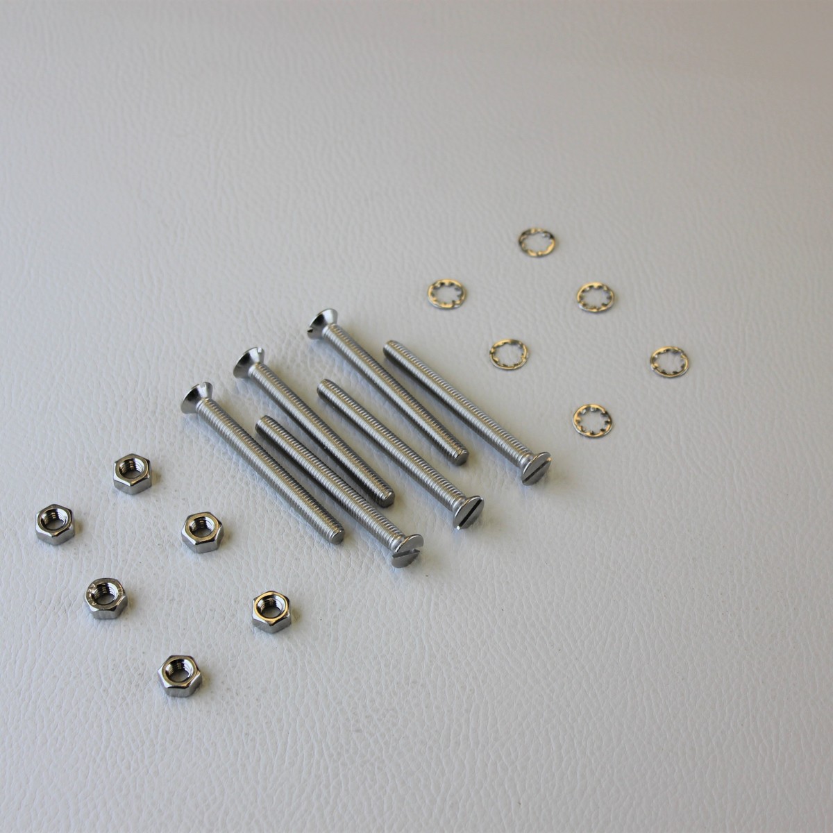 Door hinge screws (set of 6) s/s - 1972 on