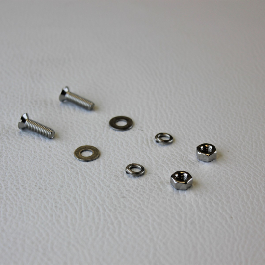 Nuts & bolts for front bonnet hinge end bracket (s/s)