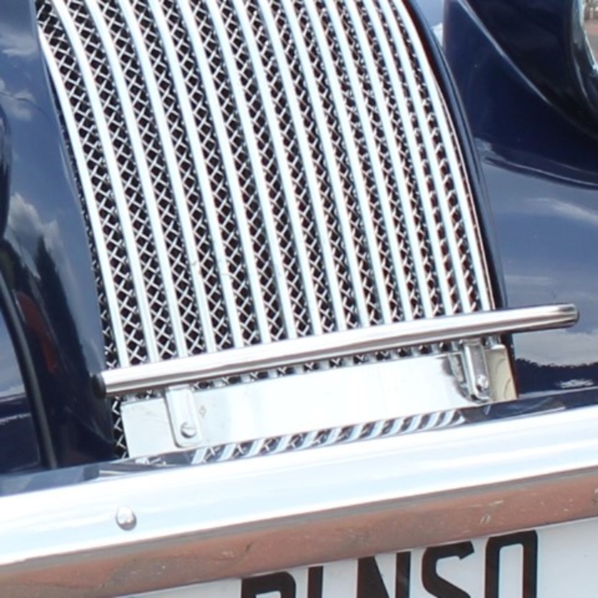 Stainless steel badge bar - tubular