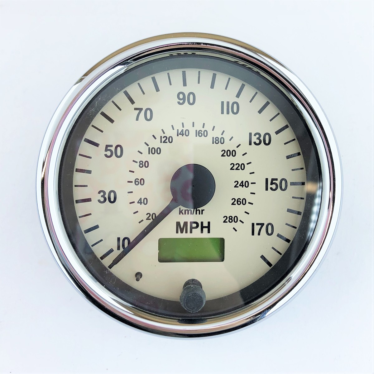 Mph speedo for 4/4 and +4 5/2006 on, chrome bezel