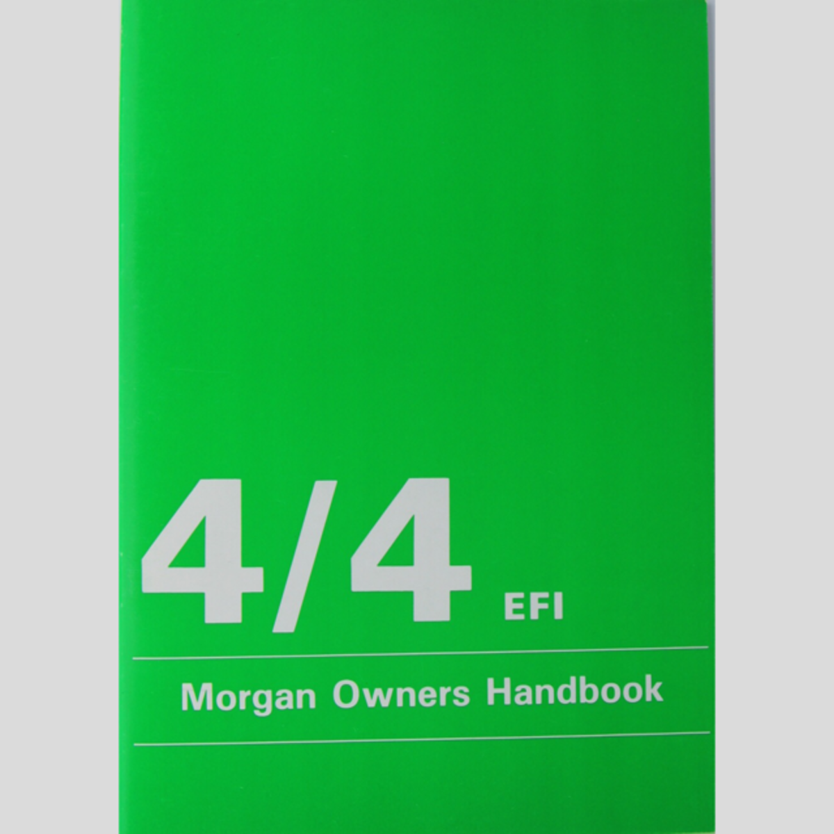 Driver's handbook 4/4 cvh injection