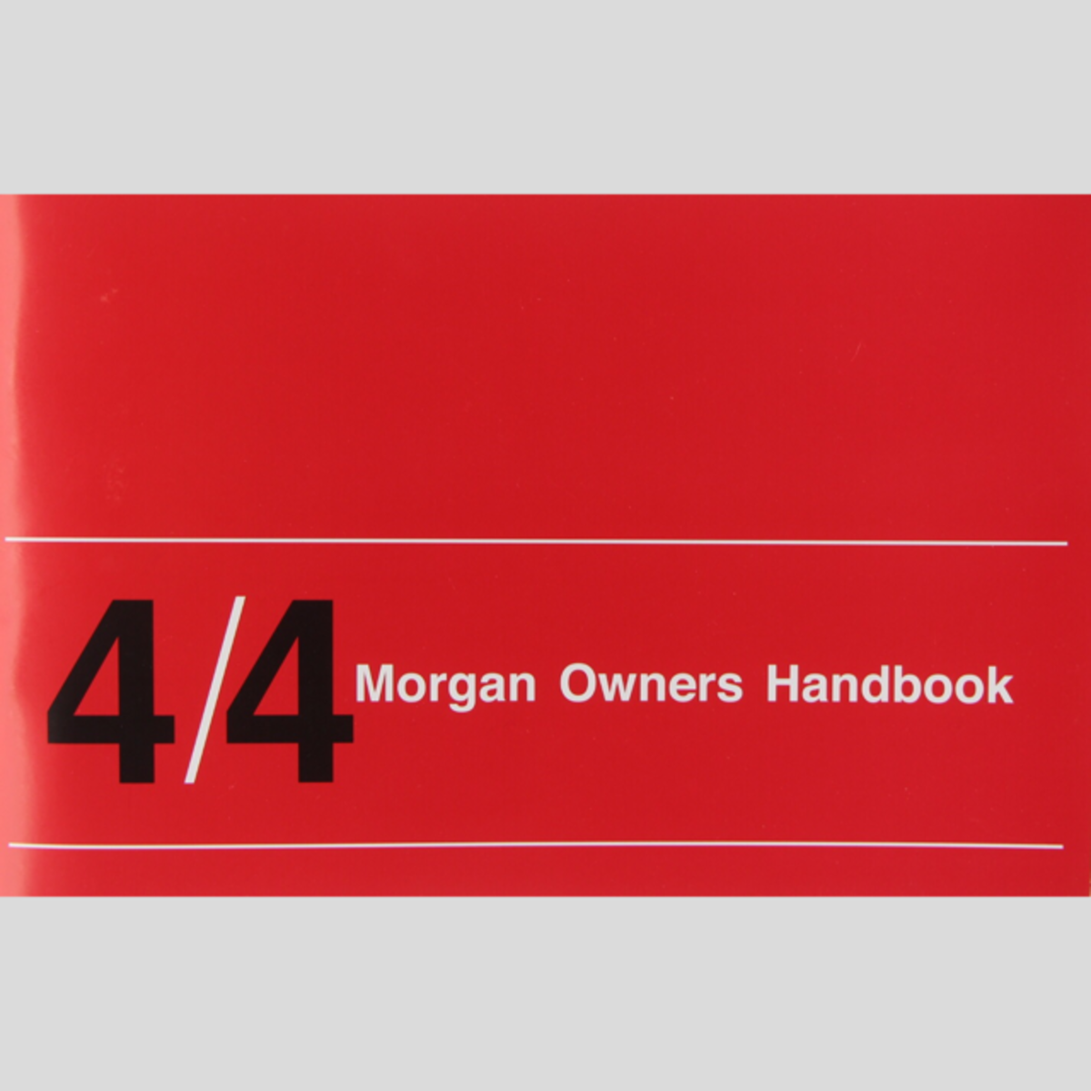 Drivers handbook 4/4 crossflow