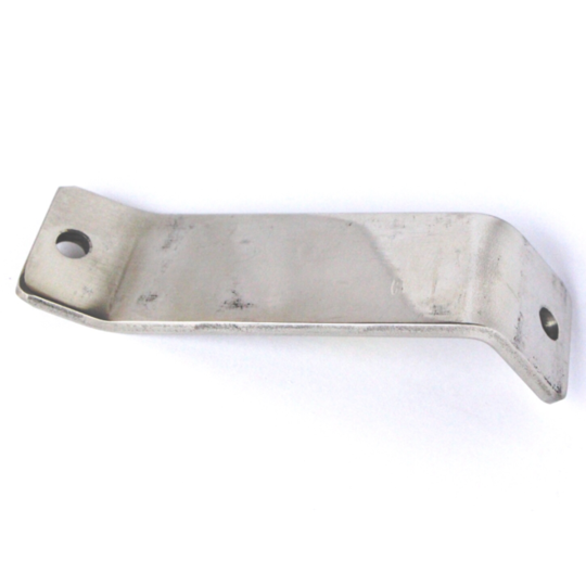 Rear bumper bracket support in stainless steel - angled (for 4 seater cars to...