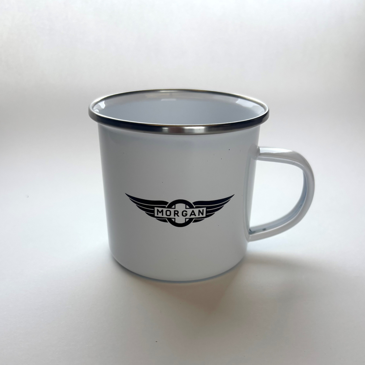 Morgan enamel mug - white