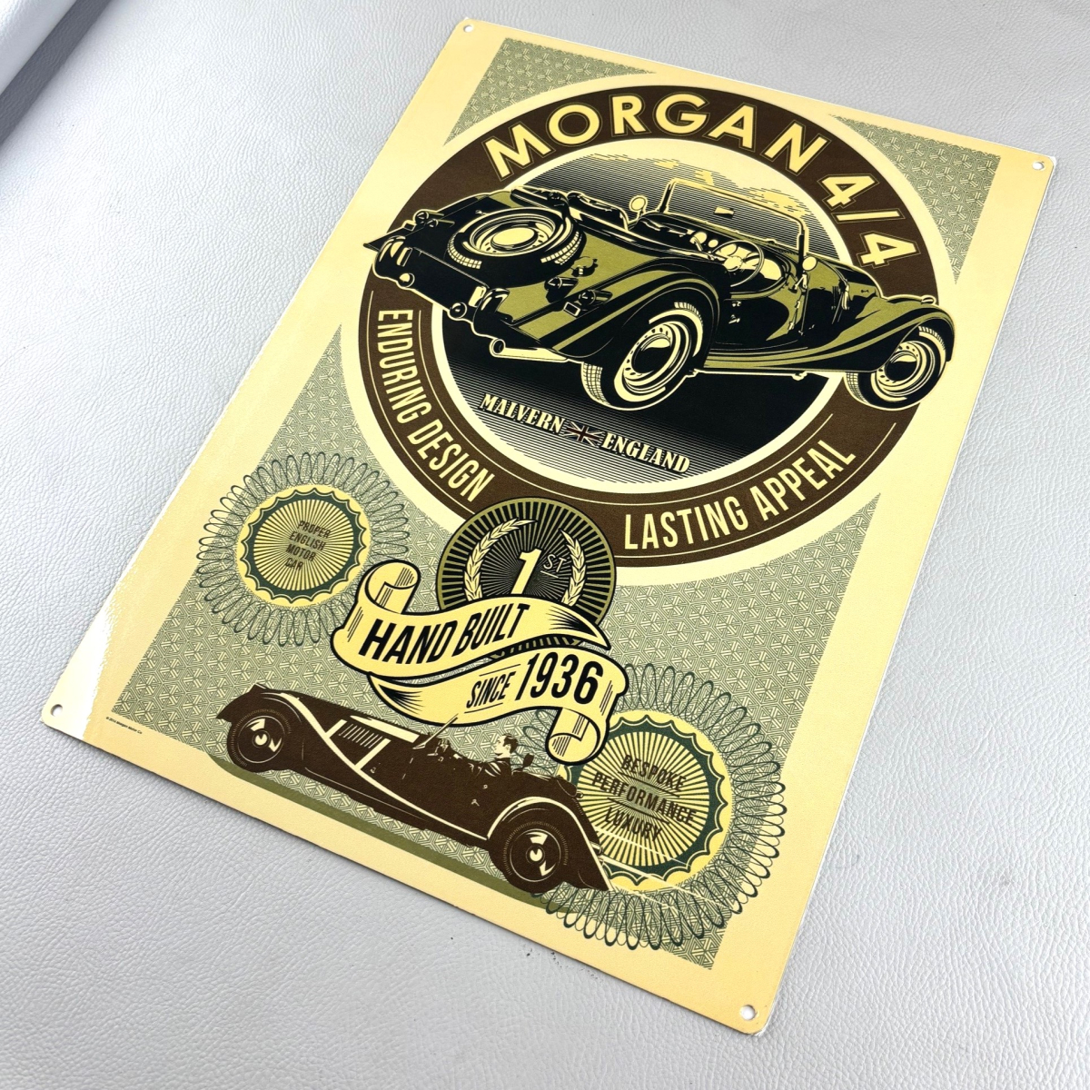 Large metal sign - 4/4 enduring design