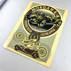 Large metal sign - 4/4 enduring design