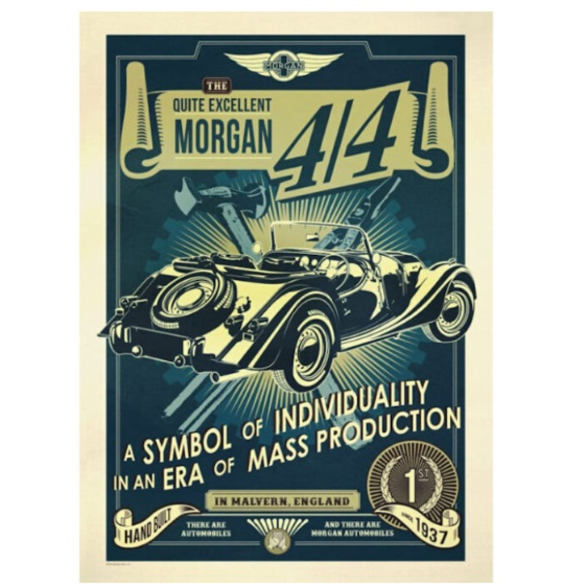 Large metal sign - Symbol of individuality