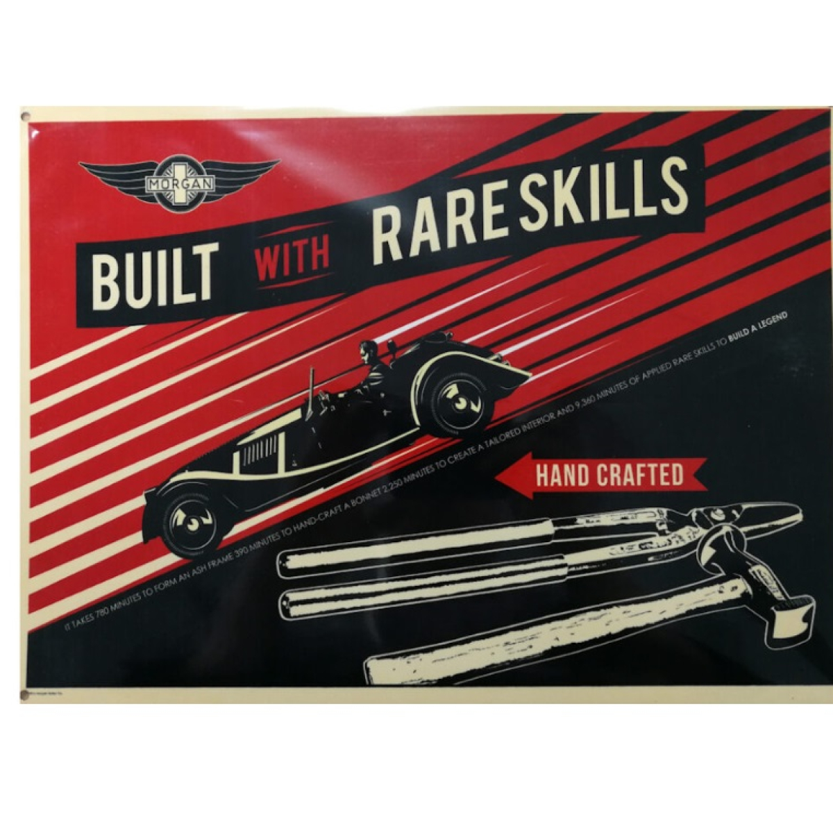 Large metal sign - Rare Design