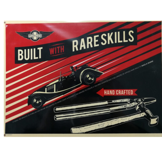 Large metal sign - Rare Design