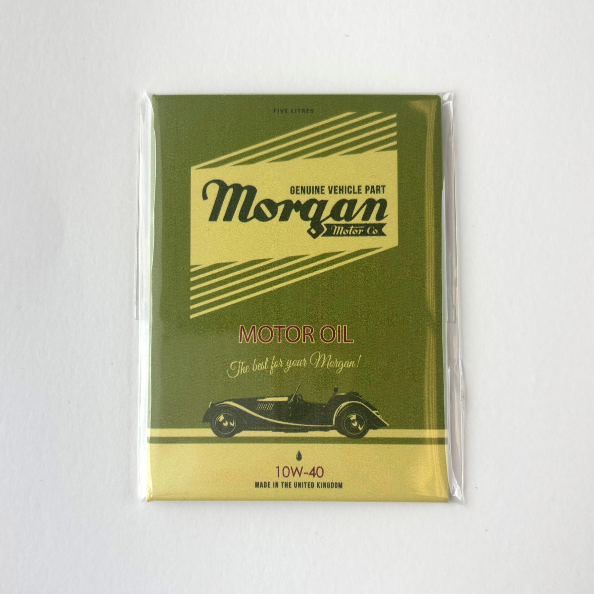 Fridge magnet - oil can