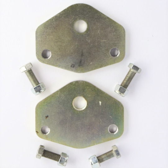 Camber conversion plates & bolts 1 degree negative (zinc plated) all cars...