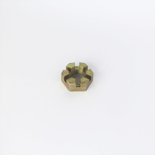 Stub axle castellated nut 4/4 & +4 (front)