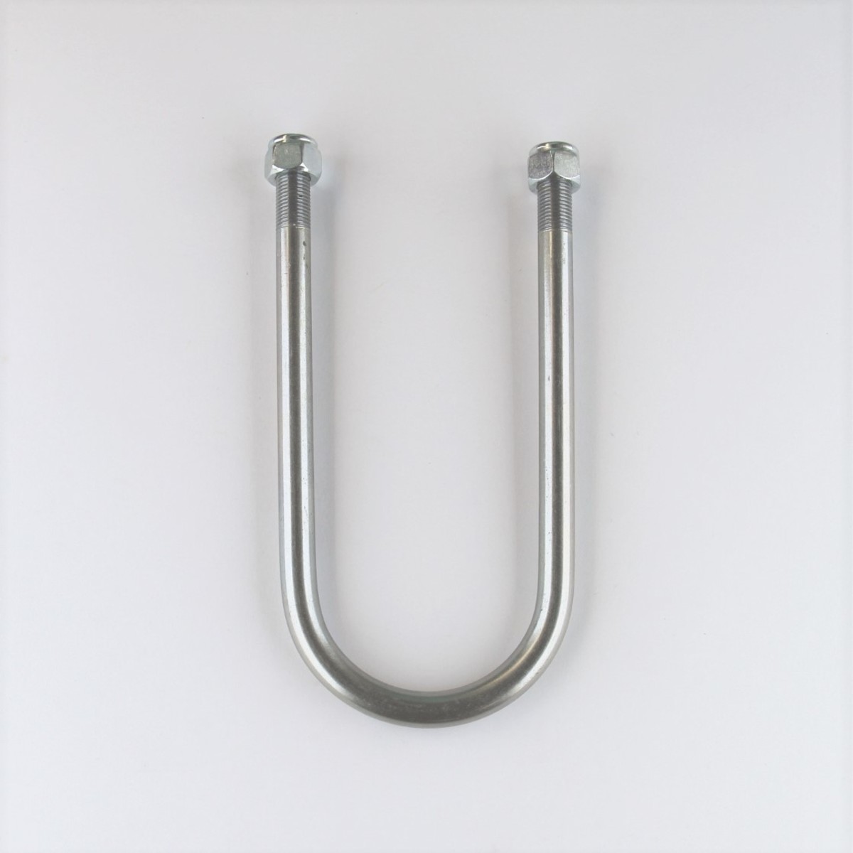 Axle 'U' bolt - plain (for 5 or 6 leaf spring) - zinc plated. There is a long...