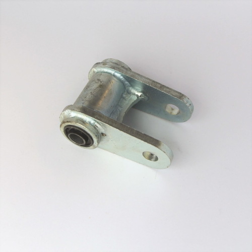 Rear spring shackle with bush
