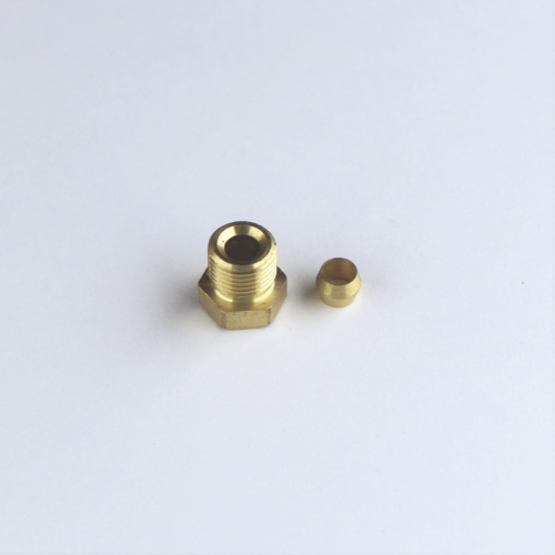 Brass nut & olive for autolube bolt